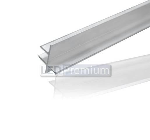 картинка Светодиодный профиль (LED), Алюминиевый профиль TOP-Glass8-2D-2000 [20.4x28mm]