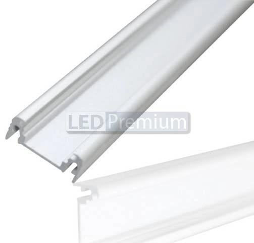 картинка Светодиодный профиль (LED), Алюминиевый профиль TOP-Surface-2000-Anod [20x8mm]