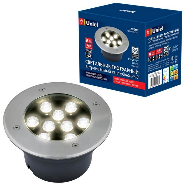 картинка Уличный светильник ULU-B12A-9W/2700K IP67 GREY