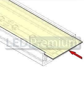 картинка Светодиодный профиль (LED), Алюминиевый профиль TOP-Wide-H11-2000 [32x11mm]