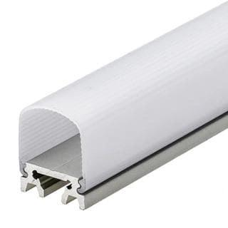 картинка Светодиодный профиль (LED), Профиль с экраном ALU-SQR-2000 Anod+frost [20x24.6mm]