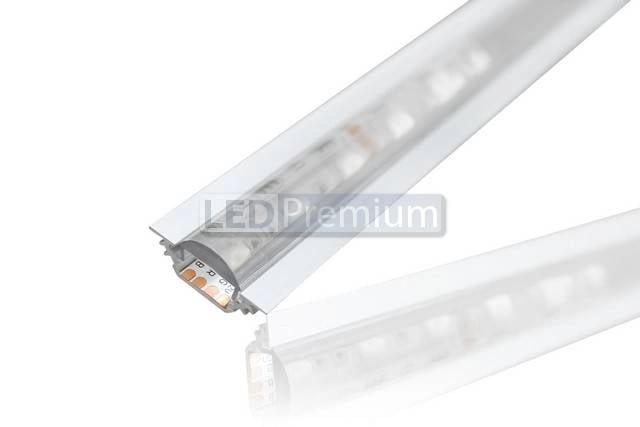 картинка Светодиодный профиль (LED), Алюминиевый профиль TOP-Corner-VF-2000-Anod [17.8x17.8]