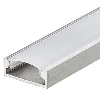 картинка Светодиодный профиль (LED), Профиль с экраном ALU-Wide-H8-2000 Anod+frost [22.6x8.47mm]