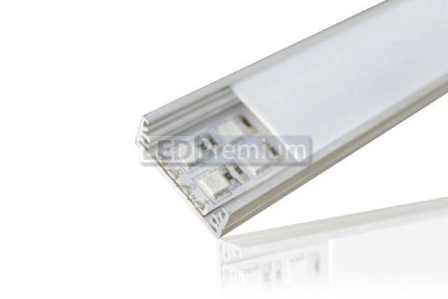 картинка Светодиодный профиль (LED), Алюминиевый профиль TOP-Wide-H11-2000 [32x11mm]