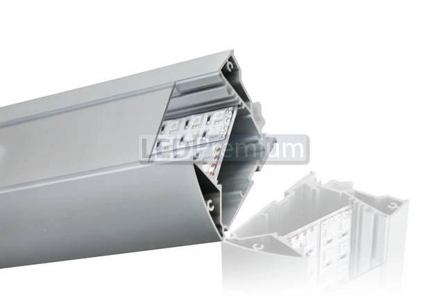 картинка Светодиодный профиль (LED), Алюминиевый профиль Shelf-Multi-2000-Anod [80x56]