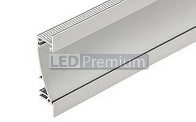 картинка Светодиодный профиль (LED), Алюминиевый профиль TOP-Swall-2000-Anod [53x13.5]