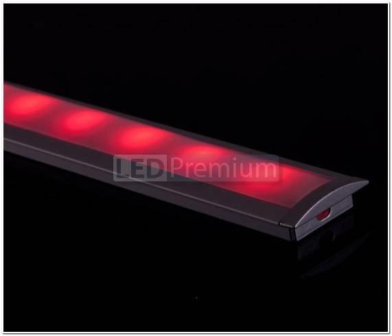 картинка Светодиодный профиль (LED), Профиль с экраном ALU-Wide-F-H8-2000 Anod+frost [29.6x8.47mm]