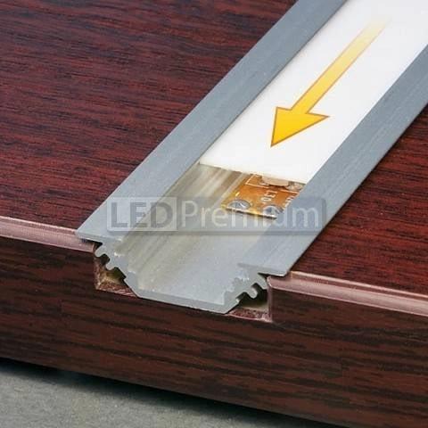 картинка Светодиодный профиль (LED), Алюминиевый профиль TOP-Corner-VF-2000-Anod [17.8x17.8]