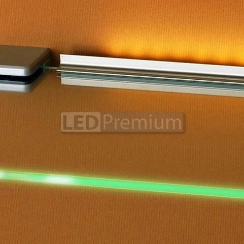 картинка Светодиодный профиль (LED), Алюминиевый профиль TOP-Glass8-3D-2000 [20.4x28mm]