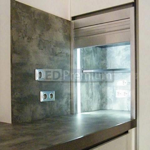 картинка Светодиодный профиль (LED), Алюминиевый профиль TOP-Swall-2000-Anod [53x13.5]