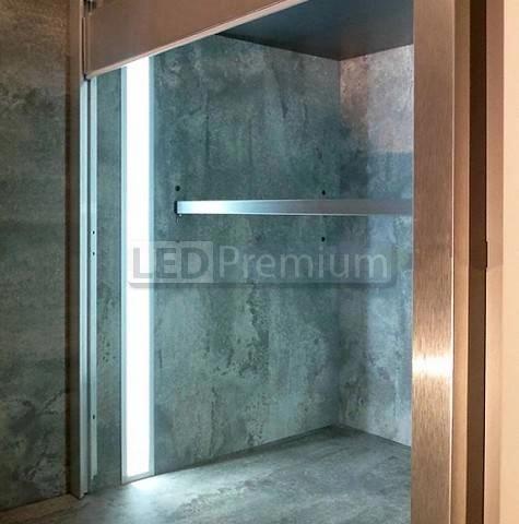 картинка Светодиодный профиль (LED), Алюминиевый профиль TOP-Swall-2000-Anod [53x13.5]