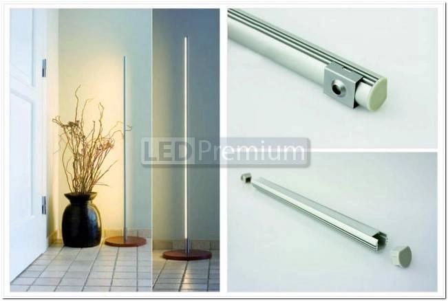 картинка Светодиодный профиль (LED), Алюминиевый профиль PDS-R-2000-Anod [18.5x15.75mm]