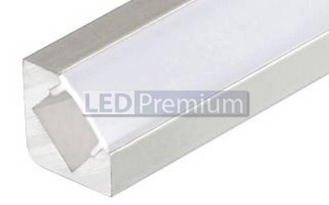 картинка Светодиодный профиль (LED), Профиль с экраном ALU-D45-2000-Anod+frost [26.23 х 18,67mm]