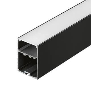 картинка Светодиодный профиль (LED), Профиль с экраном SL-LINE-4970-2500 BLACK+OPAL