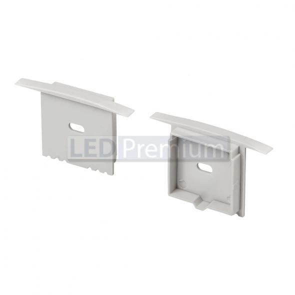 картинка Светодиодный профиль (LED), Заглушка ARH-Power-F-W35 с отверстием