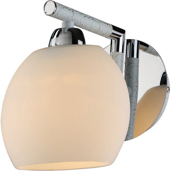 картинка Настенный светильник 433-01-71CWC chrome + white crack