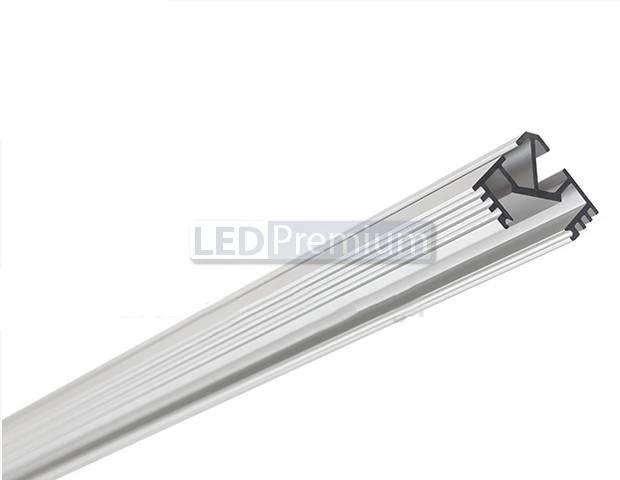 картинка Светодиодный профиль (LED), Алюминиевый профиль T45-200-Anod [19x19mm]
