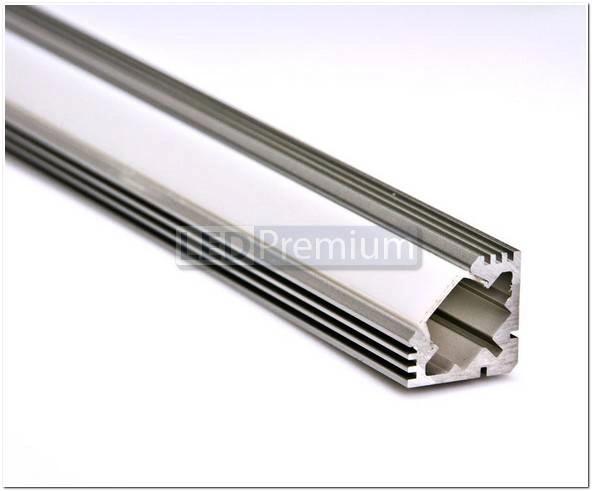 картинка Светодиодный профиль (LED), Угловой алюминиевый профиль PDS45-T-2000 [19х19mm]