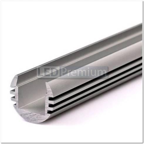 картинка Светодиодный профиль (LED), Алюминиевый профиль PDS-R-2000-Anod [18.5x15.75mm]