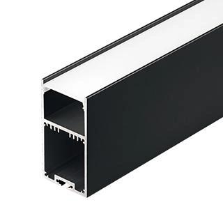 картинка Светодиодный профиль (LED), Профиль с экраном SL-LINE-3667-2500 BLACK+OPAL