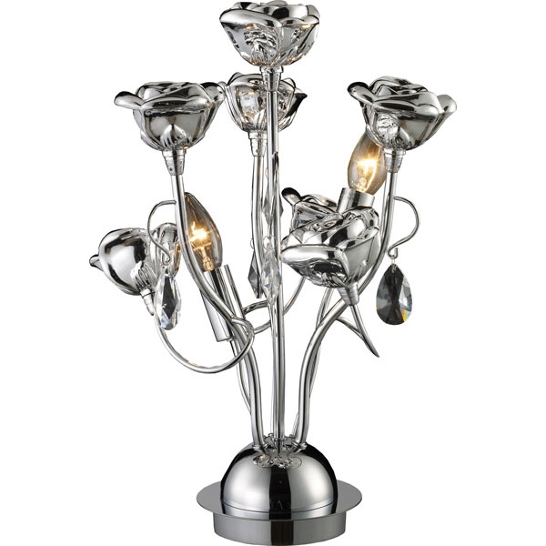 картинка Настольный светильник 3768/2T хром