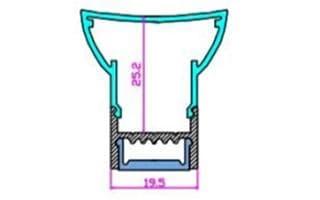 картинка Светодиодный профиль (LED), Экран ARH-Wide-(B)-H20-2000 TPZ Opal-PM