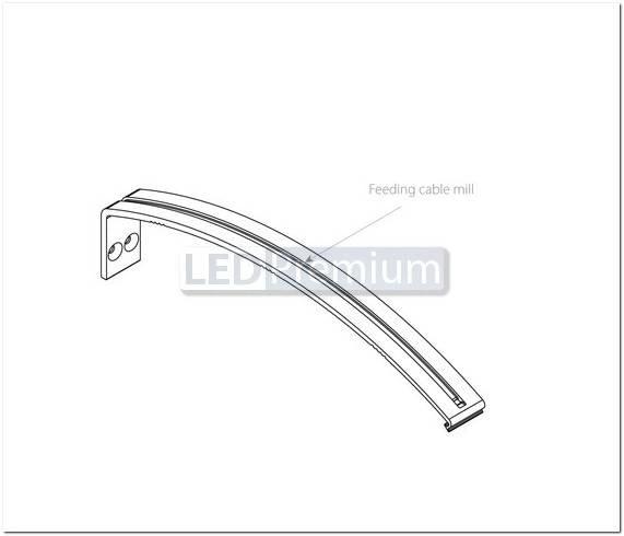 картинка Светодиодный профиль (LED), Настенный держатель ART-ARM для ALU-Round