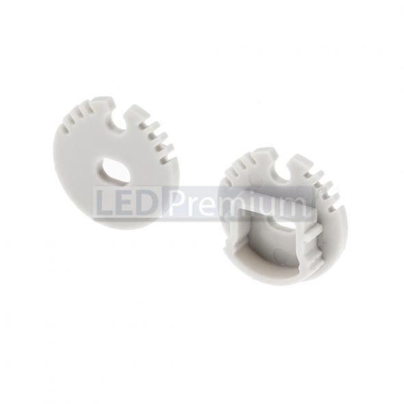 картинка Светодиодный профиль (LED), Заглушка ARH-Round20, с отверстием