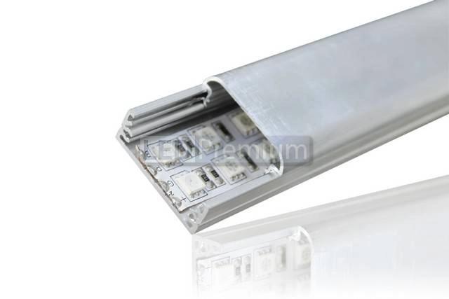 картинка Светодиодный профиль (LED), Алюминиевый профиль-верх TOP-Wide-H11-C-2000 [32x10.8]