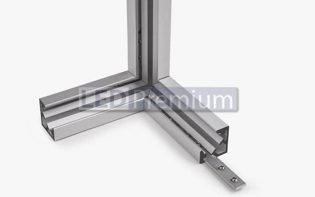 картинка Светодиодный профиль (LED), Алюминиевый Профиль PDS45-KUB-2000 Anod