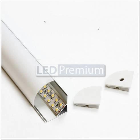 картинка Светодиодный профиль (LED), Угловой алюминиевый профиль ARH-Kant-H30-2000-Anod [30x30mm]