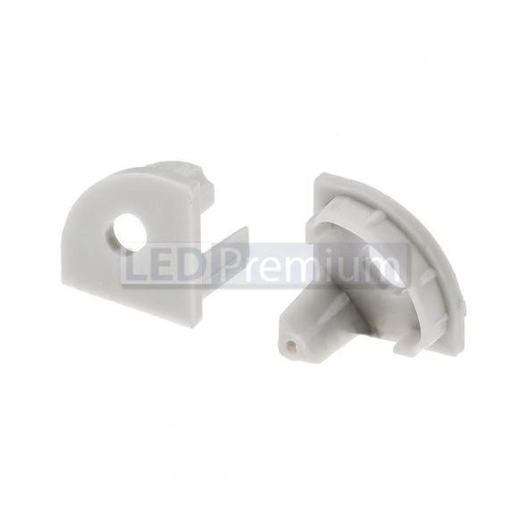 картинка Светодиодный профиль (LED), Заглушка ARH-Kant-16R, с отверстием