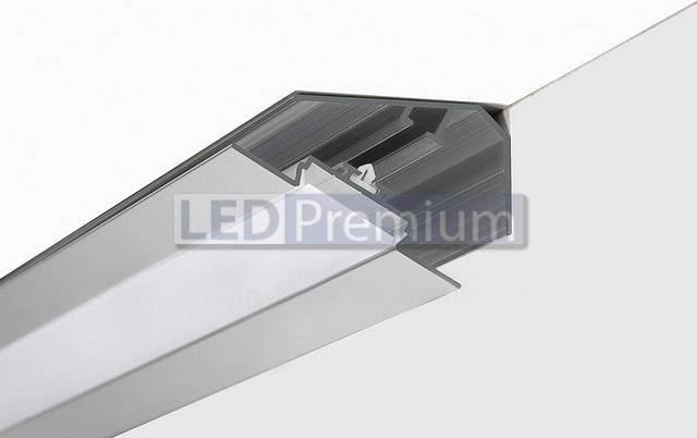 картинка Светодиодный профиль (LED), Алюминиевый Профиль Klus-Lock-FM-Base-2000 Anod