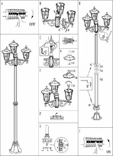 картинка Уличный светильник Laterna 5 22996