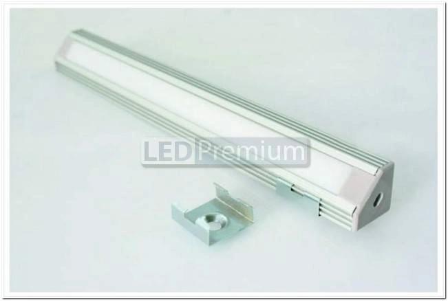 картинка Светодиодный профиль (LED), Угловой алюминиевый профиль PDS45-T-2000 [19х19mm]