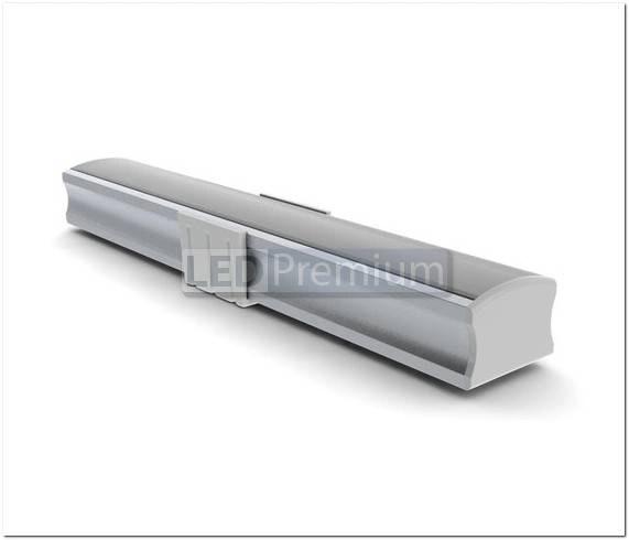 картинка Светодиодный профиль (LED), Профиль с экраном ALU-Wide-H15-2000 Anod+frost [22.6x15.66mm]