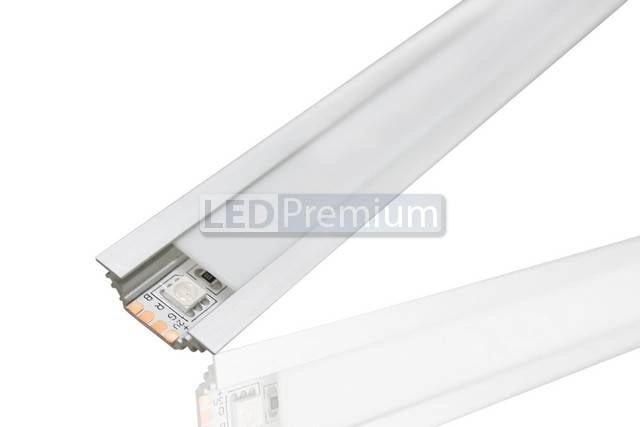 картинка Светодиодный профиль (LED), Алюминиевый профиль TOP-Corner-VF-2000-Anod [17.8x17.8]