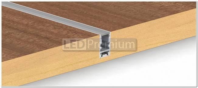 картинка Светодиодный профиль (LED), Профиль с экраном ALU-Swiss-2000 Anod+clear [9.6x15mm]