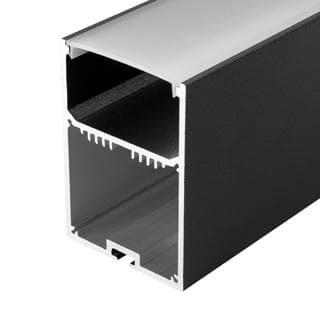 картинка Светодиодный профиль (LED), Профиль с экраном SL-LINE-4970-2500 BLACK+OPAL