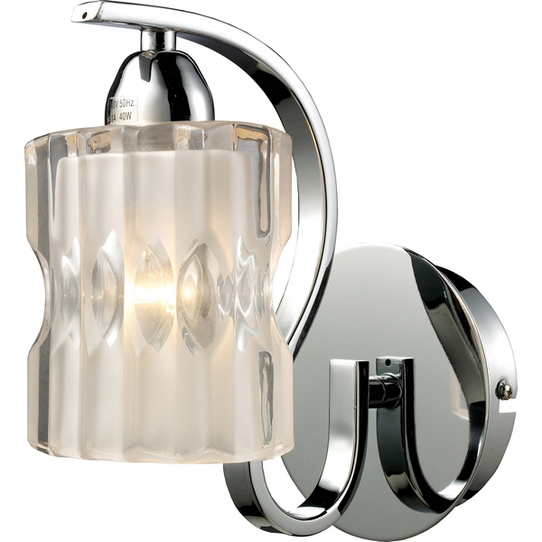 картинка Настенный светильник 979-01-11 chrome + white