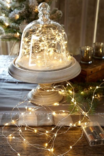 картинка Светодиодная нить с корпусом питания типа F (батарейки AA)