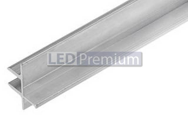 картинка Светодиодный профиль (LED), Алюминиевый профиль TOP-Glass8-2D-2000 [20.4x28mm]