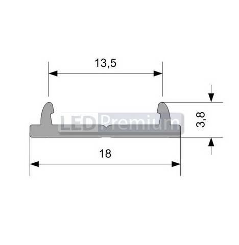 картинка Светодиодный профиль (LED), Алюминиевый профиль TOP-FIX-2000