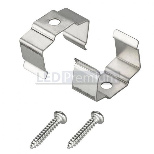 картинка Светодиодный профиль (LED), Держатель профиля WPH-Floor-22 Steel