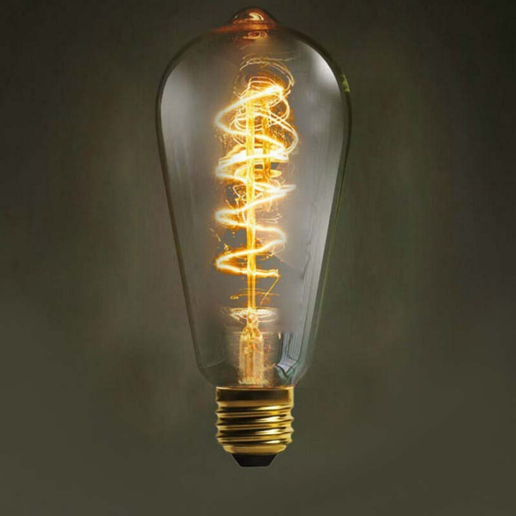 картинка Лампа Эдисона ST64 (Спираль)