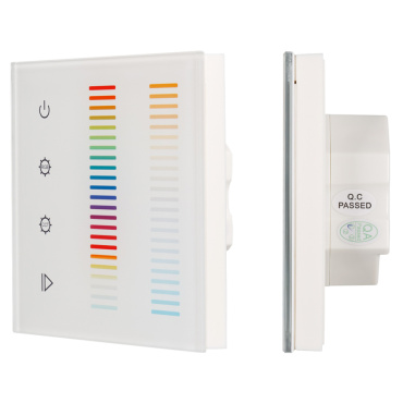 Панель Sens SR-2834-5C-AC-RF-IN White (220V,RGB+CCT,1 зона)