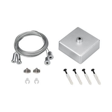 Светодиодный профиль (LED), Подвес S2-Line 2x4m Long Set (Silver Box, Pad 15x2mm)