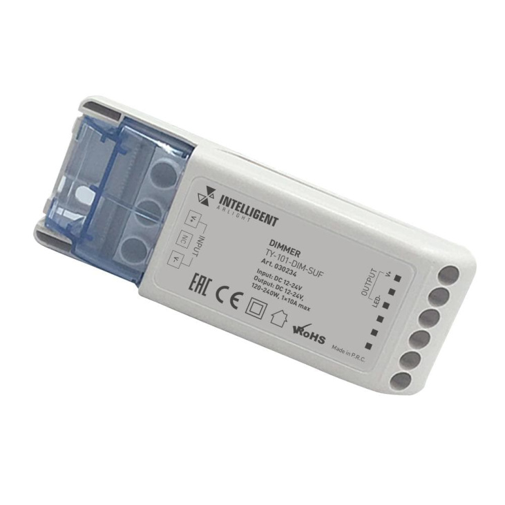 картинка Intelligent arlight диммер ty-101-dim-suf (12-24V, 1x10A)