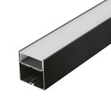 картинка Светодиодный профиль (LED), Профиль с экраном SL-LINE-7477-2500 BLACK+OPAL