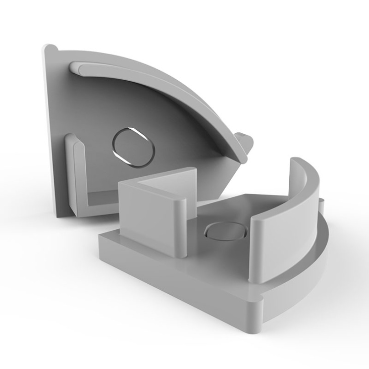 картинка Светодиодный профиль (LED), Заглушка торцевая для профиля углового (комплект 2шт)